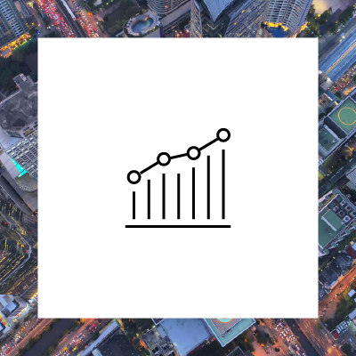 illustration of upward metric